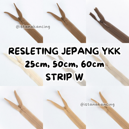 YKK Invisible Zipper - Strip W