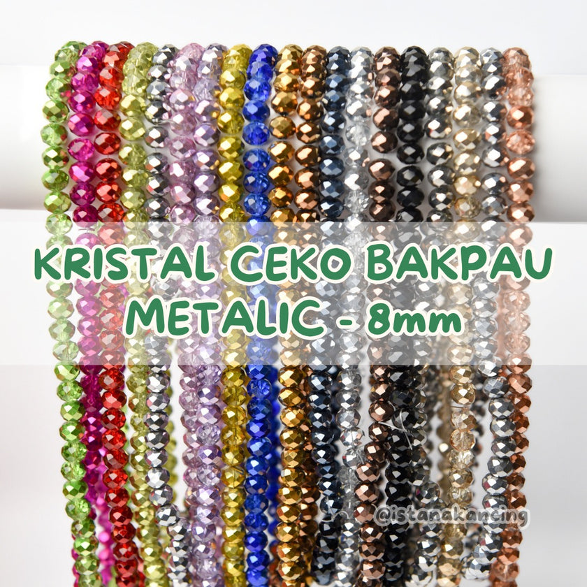 Ceko Bakpau Metalic 8mm