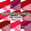 Kain Soft Tulle Lebar 150cm Red Series